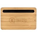 Custom 5W Bamboo Desktop Wireless Charger - 7