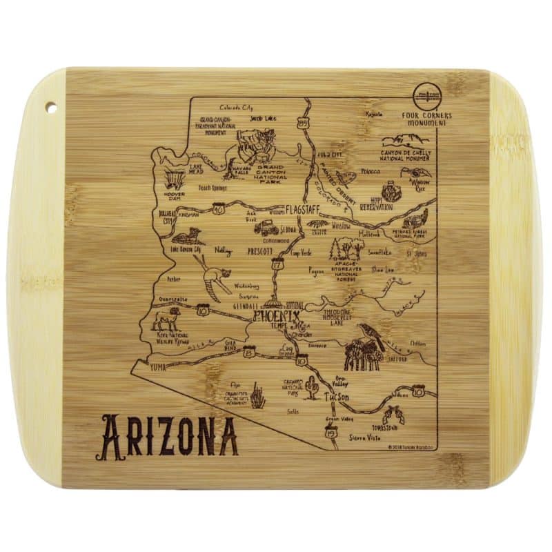 Custom A Slice of Life Arizona Serving & Cutting Board - 6
