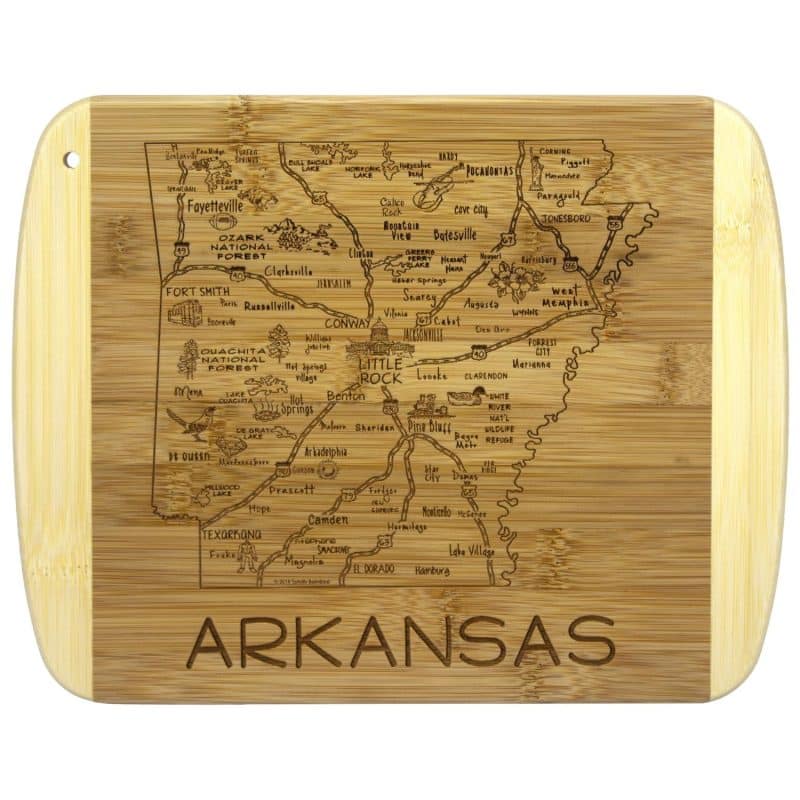 Custom A Slice of Life Arkansas Serving & Cutting Board - 4