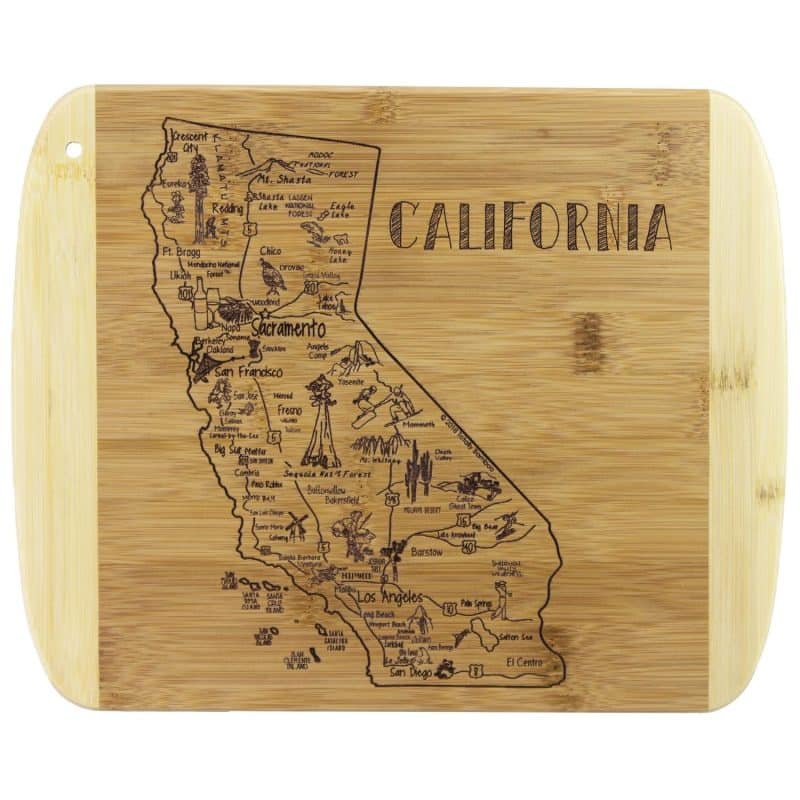 Custom A Slice of Life California Serving & Cutting Board - 6