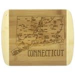 Custom A Slice of Life Connecticut Serving & Cutting Board - 4