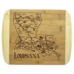 Custom A Slice of Life Louisiana Serving & Cutting Board - 6
