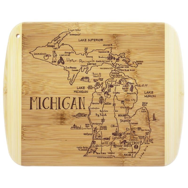 Custom A Slice of Life Michigan Serving & Cutting Board - 6