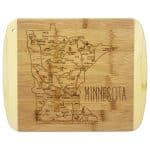 Custom A Slice of Life Minnesota Serving & Cutting Board - 4