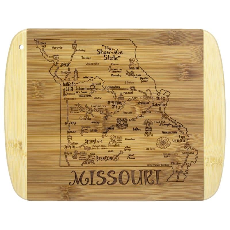 Custom A Slice of Life Missouri Serving & Cutting Board - 4