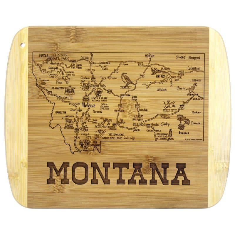 Custom A Slice of Life Montana Serving & Cutting Board - 4