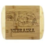 Custom A Slice of Life Nebraska Serving & Cutting Board - 4