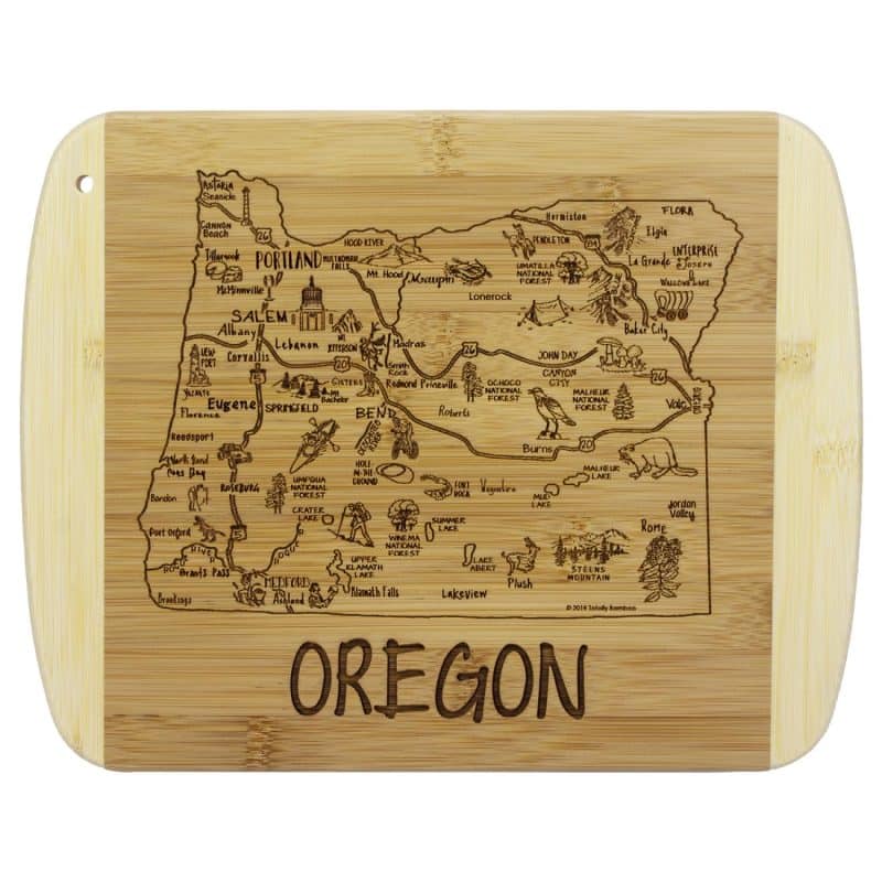 Custom A Slice of Life Oregon Serving & Cutting Board - 4
