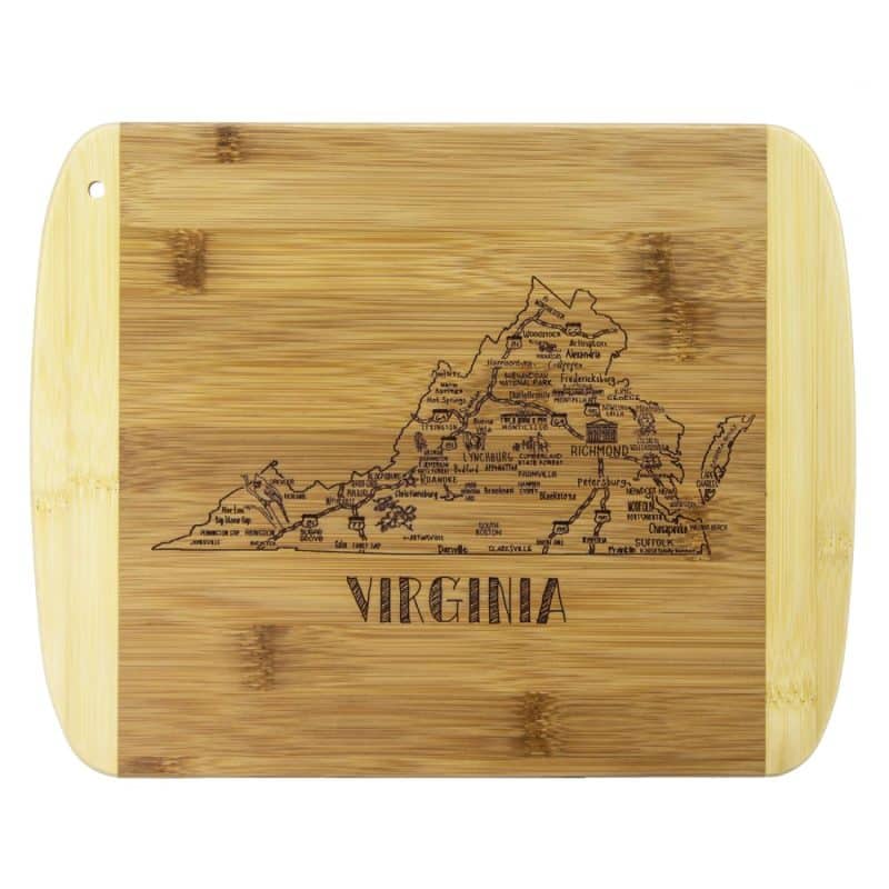Custom A Slice of Life Virginia Serving & Cutting Board - 5