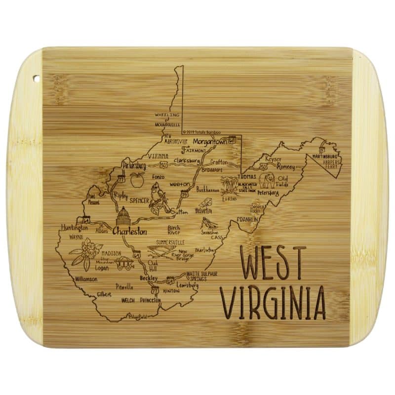 Custom A Slice of Life West Virginia Serving & Cutting Board - 4