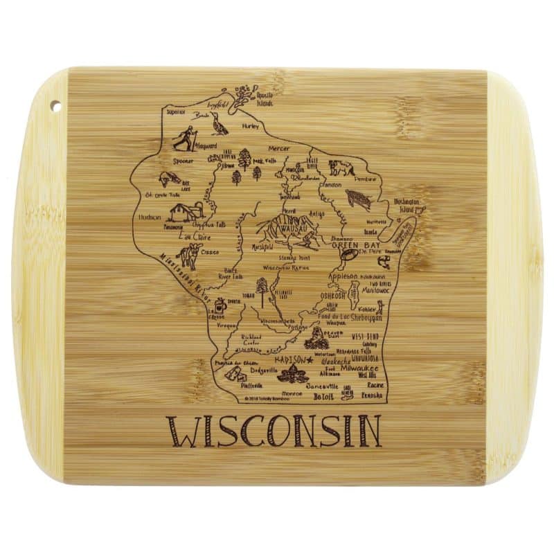 Custom A Slice of Life Wisconsin Serving & Cutting Board - 5