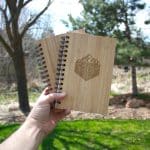 Custom A5 Bamboo Journal / Notebook / Planner (HOOD) - 4