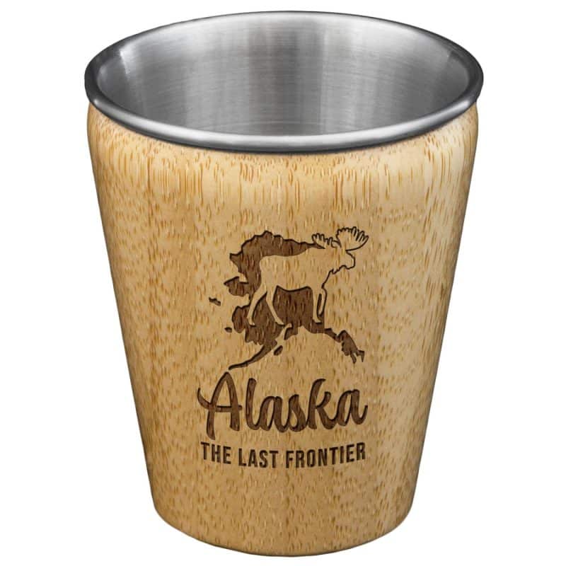 Custom Alaska State Shot Glass