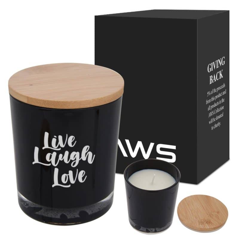 Custom Aws Bamboo Soy Candle - 1