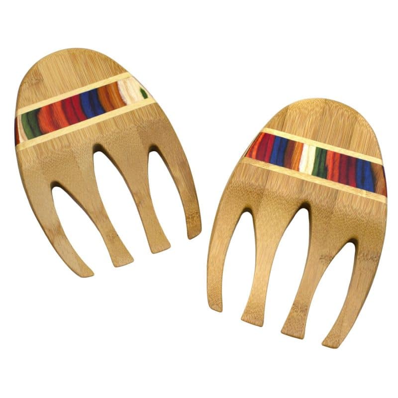 Custom Baltique® Marrakesh Birch & Bamboo Salad Hands - 2