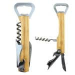 Custom Bamboo 4-in-1 Waiter's Knife - 2