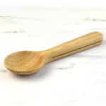 Custom Bamboo Coffee Scoop & Clip - 2