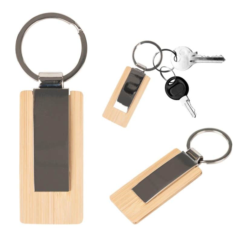 Custom Bamboo Key Tag - 1