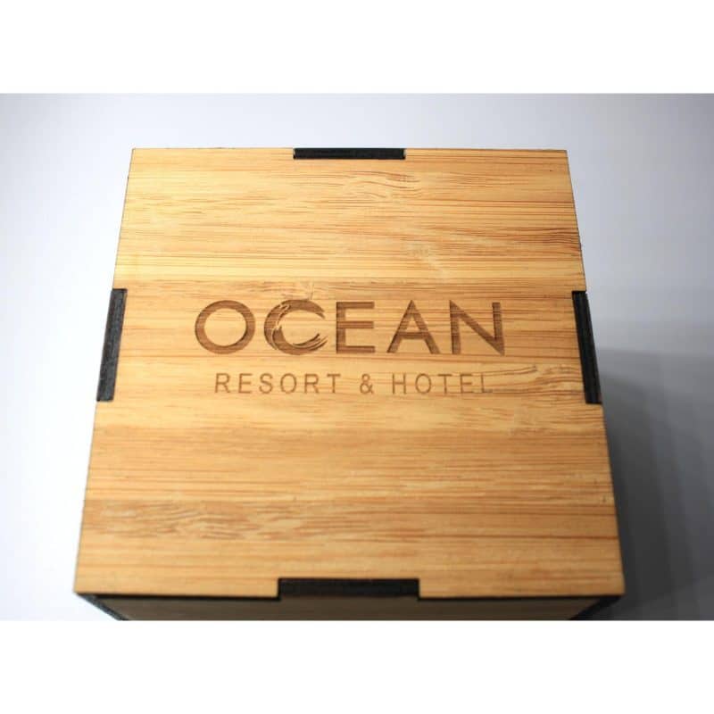 Custom Bamboo Logo Cube - 3