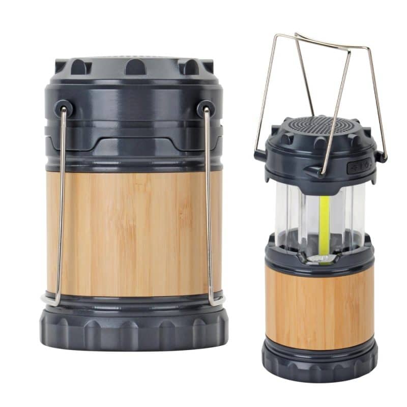 Custom Bamboo Pop-up Lantern With Speaker - 1