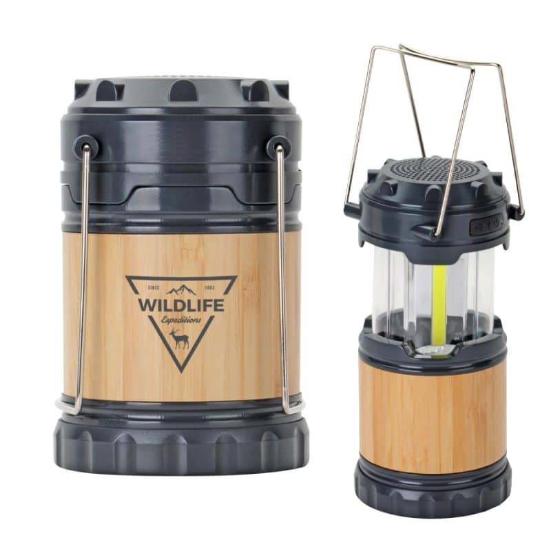 Custom Bamboo Pop-up Lantern With Speaker - 2