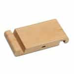 Custom Bamboo Qi-Wireless Pocket Phone Stand (10W) (BIGWOOD) - 1