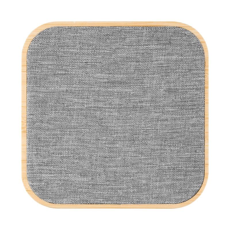 Custom Bamboo & Rpet Fabric Wireless Charger - 1