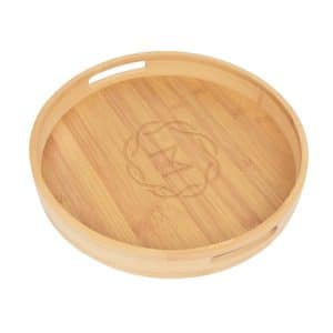 Custom Bamboo Serving Tray With Handles