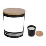 Custom Bamboo Soy Candle With Full Color Label - 1