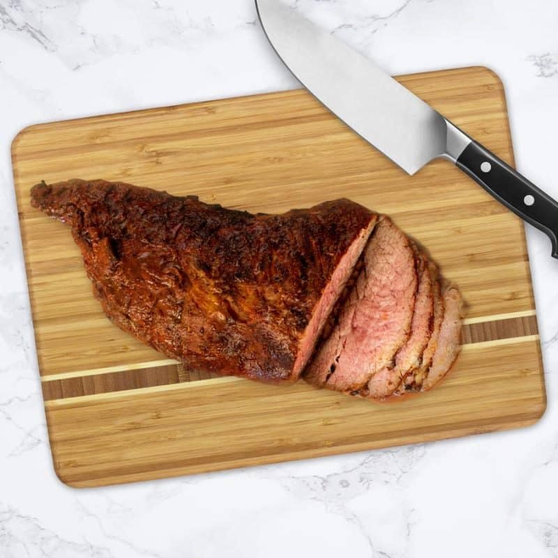 Custom Bamboo Stripe Inlay Cutting Board 15" x 11" x 0.75" - 3