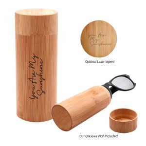 Custom Bamboo Sunglass Case
