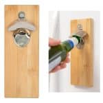Custom Bamboo Wall Mounted Bottle Opener - 1