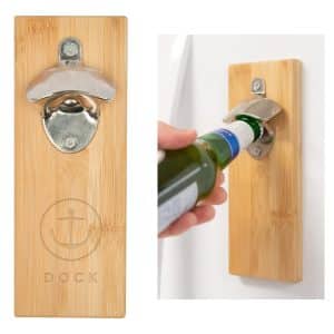 Custom Bamboo Wall Mounted Bottle Opener