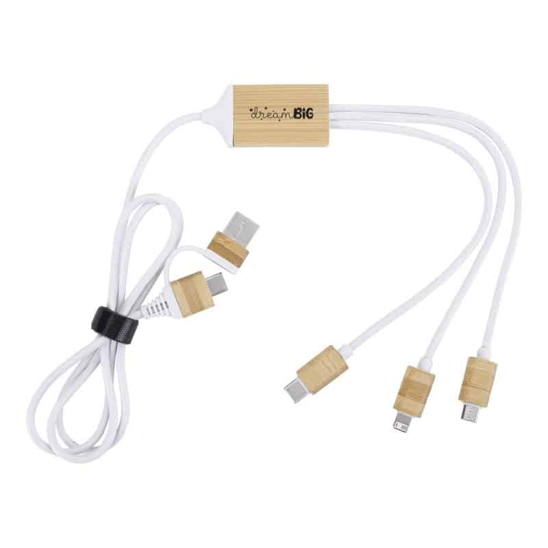 Custom BambooTunes 5-in-1 Charging Cable - 1