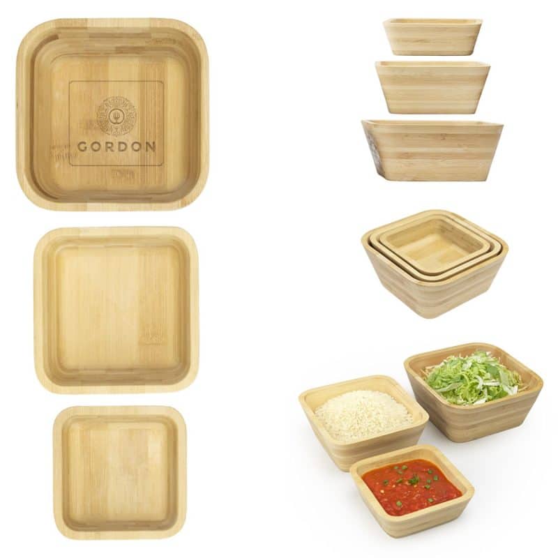 Custom Bombay Bamboo Nesting Bowl Set - 2