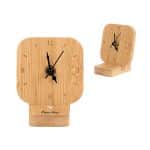 Custom Cade Bamboo Desk Clock