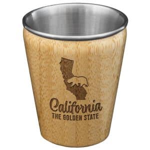 Custom California State Shot Glass