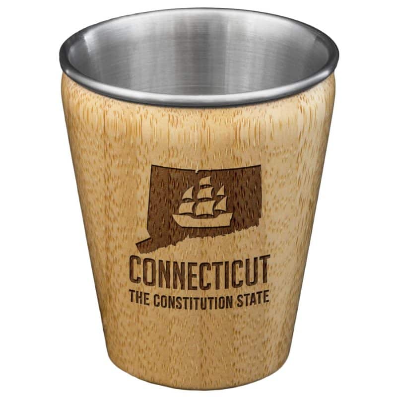 Custom Connecticut State Shot Glass
