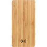 Custom FSC® 100% Bamboo 5000 mAh Wireless Power Bank - 6
