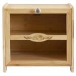 Custom Farmhouse Double-Layer Bamboo Bread Box - 1