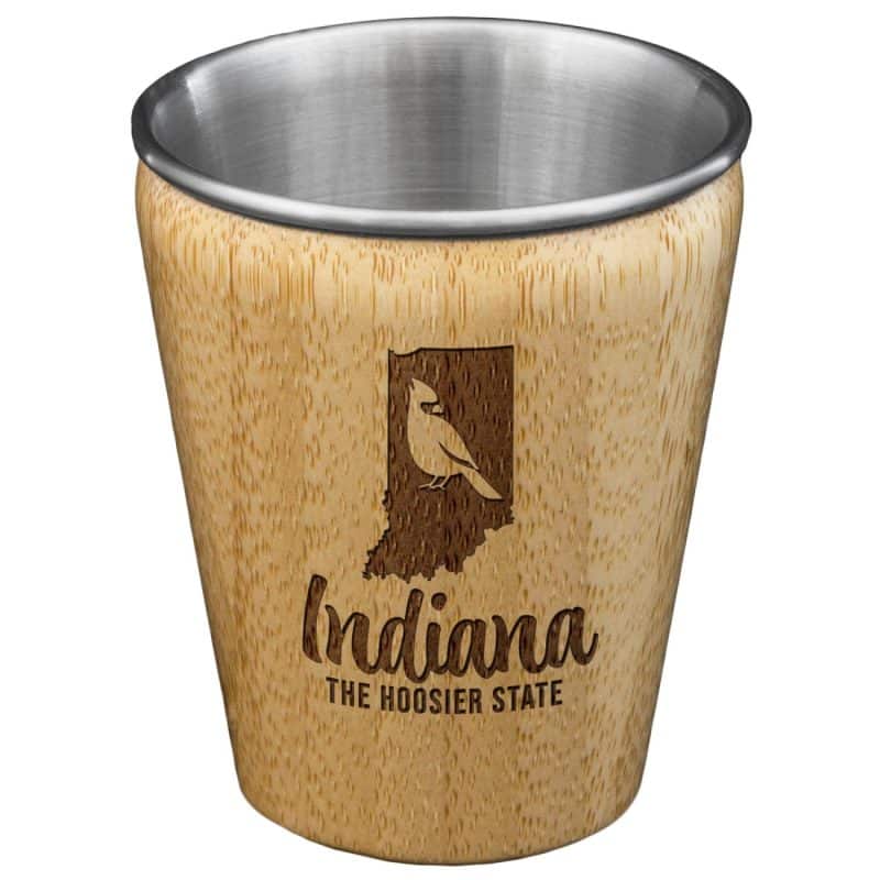 Custom Indiana State Shot Glass