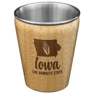 Custom Iowa State Shot Glass