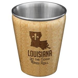 Custom Louisiana State Shot Glass