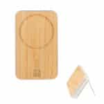 Custom Mag Max Bamboo Wireless Charger Power Bank - 2