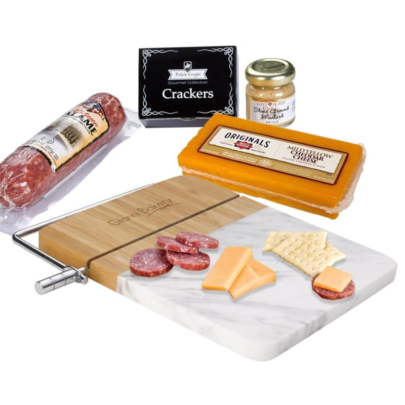 Custom Marble Cutting Board Charcuterie Set