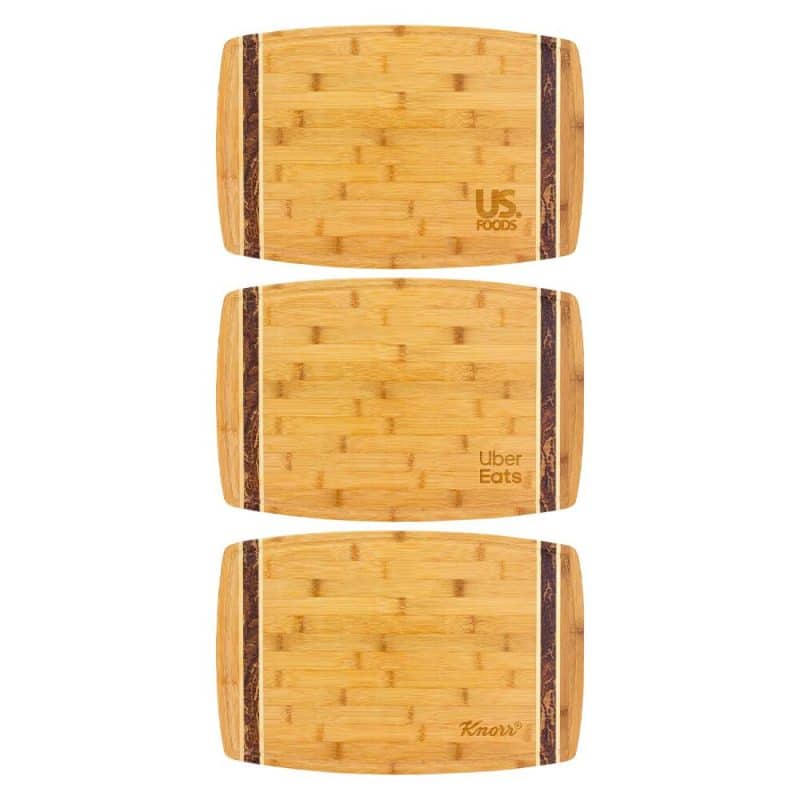 Custom Marbled Look Bamboo Cutting Board