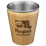 Custom Maryland State Shot Glass