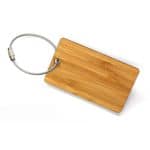 Custom Medium Wooden Keychain in Solid Bamboo (MEDFORD) - 1