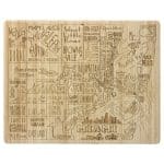 Custom Miami City Life Bamboo Cutting & Serving Board