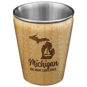 Custom Michigan State Shot Glass